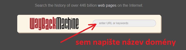 Jak zjistit historii domény?