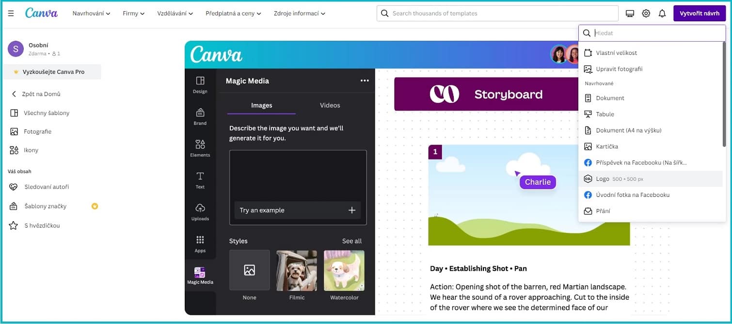 Program na tvorbu LOGA free. Online vytvoření LOGA zdarma.