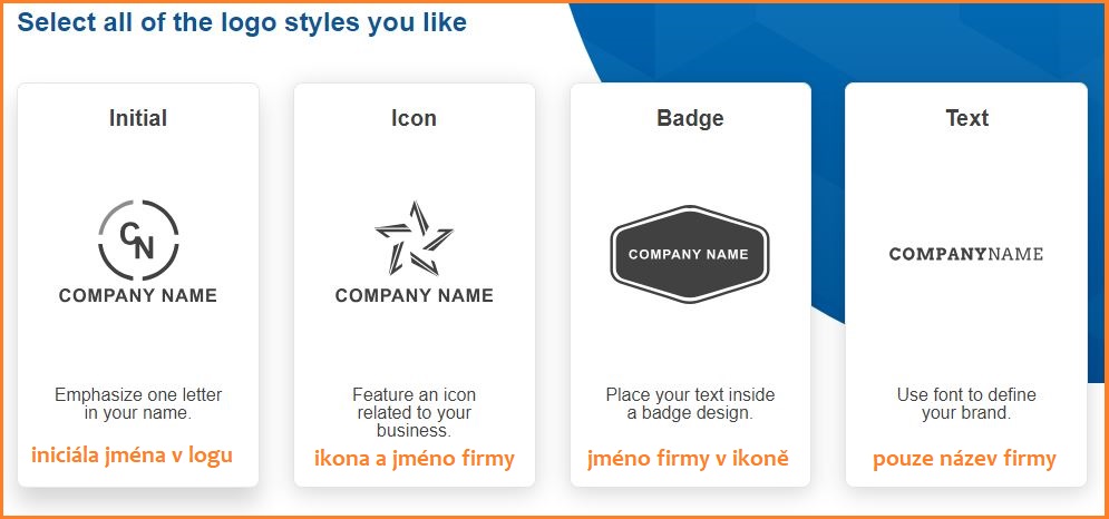 Vytvoření LOGA zdarma. Návrh loga online.