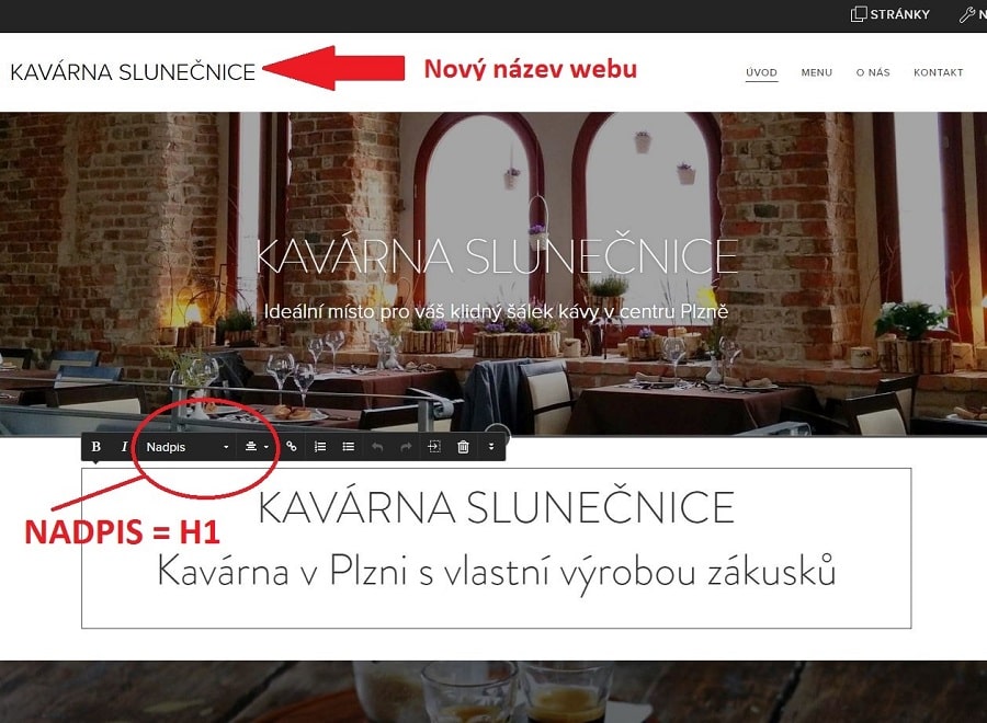 Tvorba webových stránek zdarma