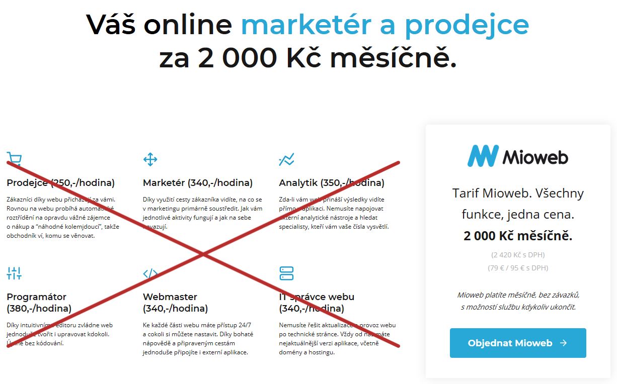 Mioweb cenik